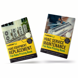HVAC Service Maintenance and HVAC Equipment Replacement Flat Rate Pricing Books